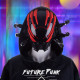 Cyberpunk Motorcycle Sci-Fi Mecha Warrior Mask