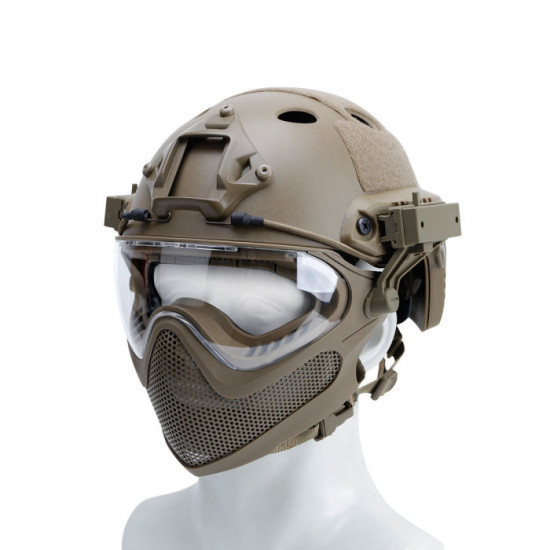 Navigator Multifunctional Combination Helmet with Four Cylinder Binocular Night Vision Model