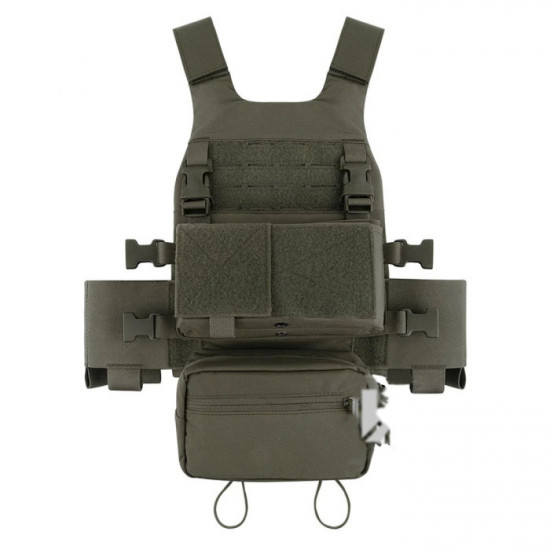 Outdoor Military Tactical Armor Warriors Protective Vest + Chest Hanging Kit