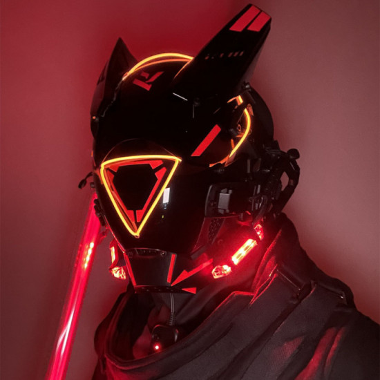 Cyberpunk Helmet Mask Cyberpunk Futuristic Helmet Cyberpunk Mask techwear Cyberpunk Cosplay