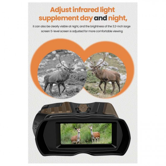 HD Photo & Video Infrared Night Vision Device Outdoor Binoculars