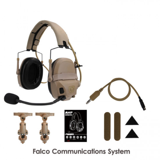 FCS AMP HeadSet w V60 PTT combo