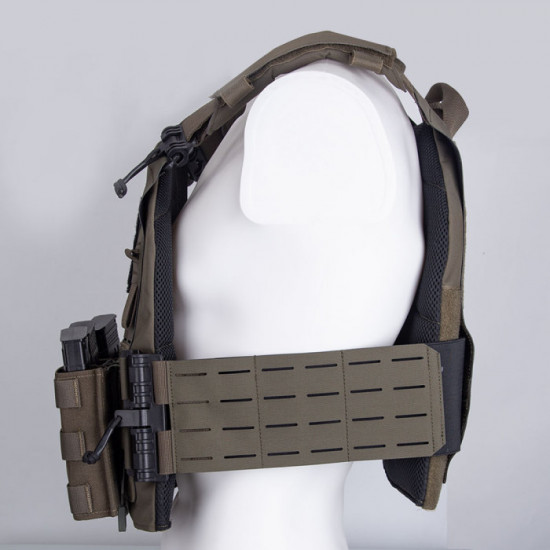 Detachable Lightweight Tactical Training Vest Plate Carrier-RG