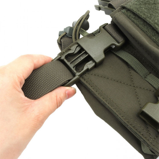 Tactical Multi-functional Expandable Chest Rig with Quick Detach System