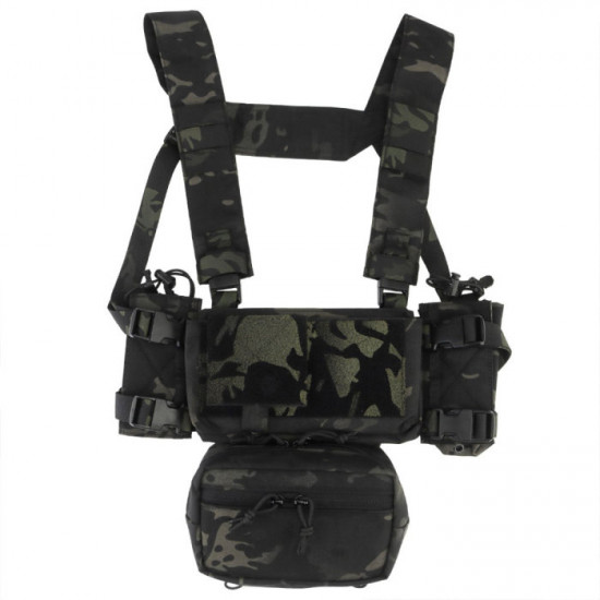 Tactical Multi-functional Expandable Chest Rig with Quick Detach System