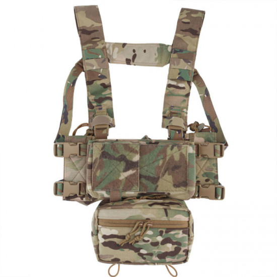 Tactical Multi-functional Expandable Chest Rig with Quick Detach System