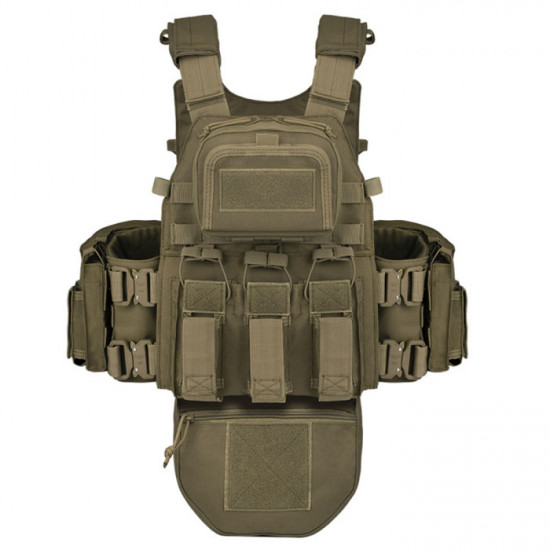 YAKEDA Quick Release Molle Combat Plater Carrier Tactical Vest