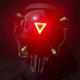 Cyberpunk Helmet Mask Cyberpunk Gothic Tactical Helmet Mask with Lights