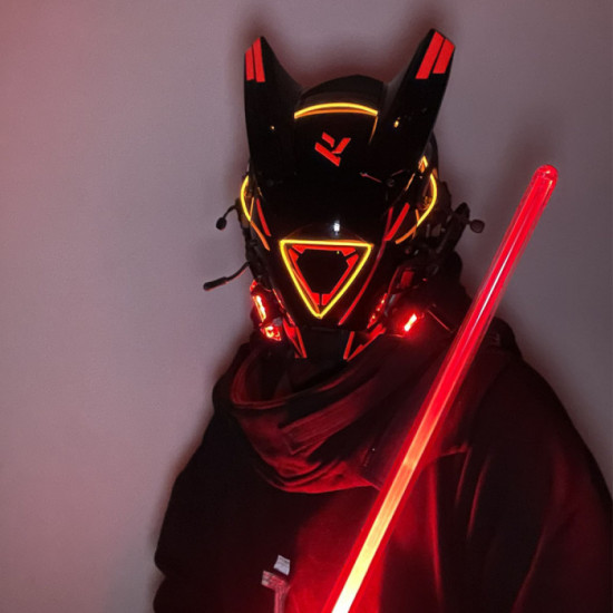 Cyberpunk Helmet Mask Cyberpunk Futuristic Helmet Cyberpunk Mask techwear Cyberpunk Cosplay