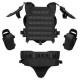 WST Outdoor Multi-function Tactical Armor Set Adjustable Tactical Elbow Pad Waist Seal