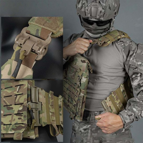 LSR Military Armor Multifunction Lightweight DIY Detachable Tactical Vest