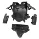 WST Outdoor Multi-function Tactical Armor Set Adjustable Tactical Elbow Pad Waist Seal