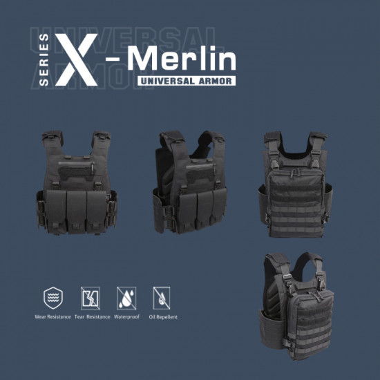 U.T.A Universal Tactical Alliance X-Merlin Laser Cutting Plate Carrier Tactical Vest