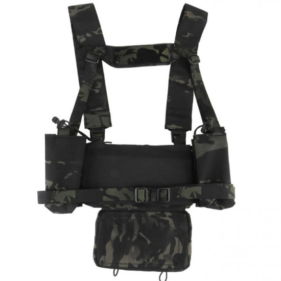 Tactical Multi-functional Expandable Chest Rig with Quick Detach System