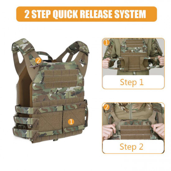 Lightweight Military Armor Tactical Vest