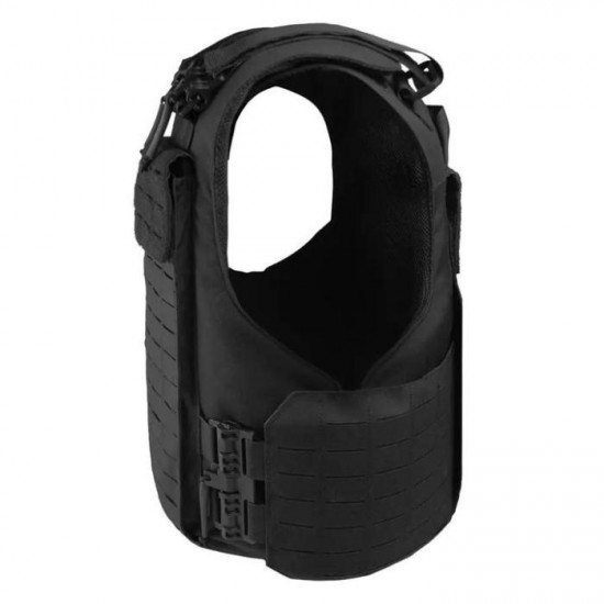 U.T.A Universal Tactical Alliance Buffalo Laser Cutting Vest Wearproof Tactical Vest - Black