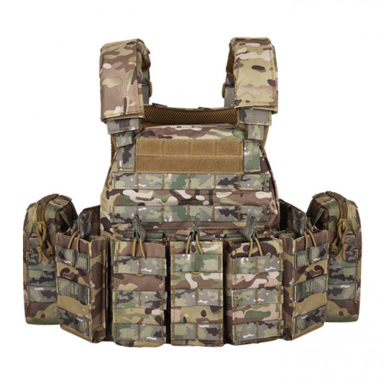 Detachable MOLLE Plate Carrier Tactical Vest