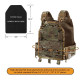 Quick-release Protective Plate Carrier Tactical Vest