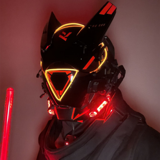 Cyberpunk Helmet Mask Cyberpunk Futuristic Helmet Cyberpunk Mask techwear Cyberpunk Cosplay