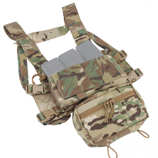 Tactical Multi-functional Expandable Chest Rig with Quick Detach System