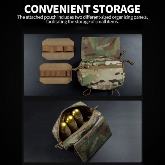 Tactical Multi-functional Expandable Chest Rig with Quick Detach System