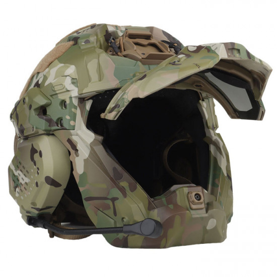 HL-99 Protective Helmet with Built-in Communication Earphone