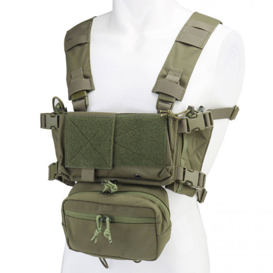 Tactical Multi-functional Expandable Chest Rig with Quick Detach System