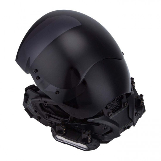 Cyberpunk Helmet Mask Cyberpunk Futuristic Helmet Cyberpunk Mask techwear with Light