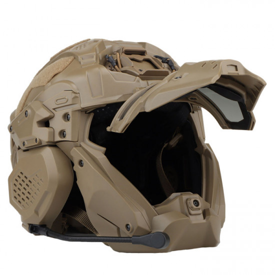 HL-99 Protective Helmet with Built-in Communication Earphone