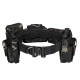 YAKEDA Tactical Belt Patrol Multifunctional Molle Five-piece Nylon Detachable Adjustable Tactical Belt Equipped With Cartridge Pocket Accessory Bag