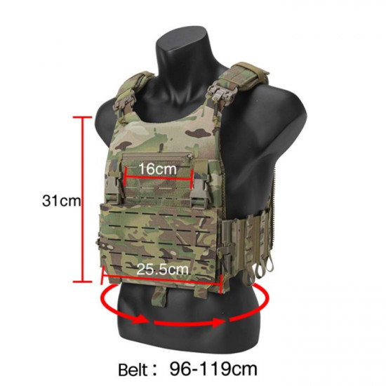 LSR Military Armor Multifunction Lightweight DIY Detachable Tactical Vest