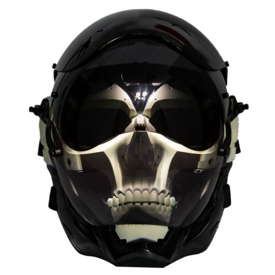 Cyberpunk Helmet Mask Cyberpunk Futuristic Punk Mecha Skull Head Mask