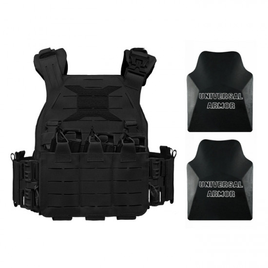 UTA X-RAPTOR Lightweight Tactical Plate Carrier Vest with NIJ Level III Body Armor