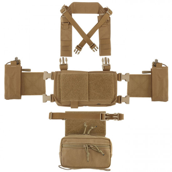 Tactical Multi-functional Expandable Chest Rig with Quick Detach System