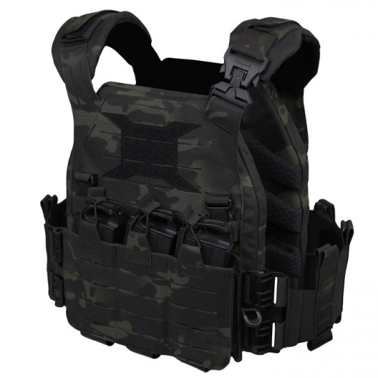 Level IV Rifle Rated Body Armor with Quick Release Plate Carrier