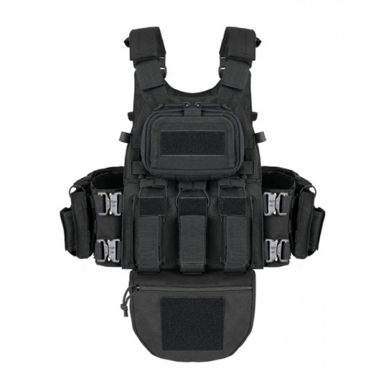 YAKEDA Quick Release Molle Combat Plater Carrier Tactical Vest