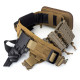 Matt Nylon Tactical Belt Waist Harness+Adjustable Duty Drop Attachment+Magazine Box Cover FOR5.56/7.62 Magazine Box