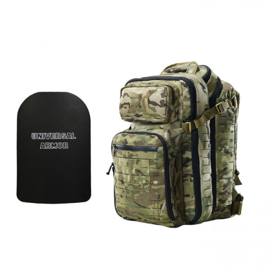 M-Modular Series Tactical Backpack with Level IIIA Bulletproof Armor Plate Package