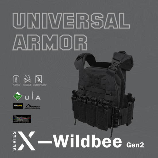 UTA X-RAPTOR Universal Armor Lightweight Plate Carrier Tactical Vest