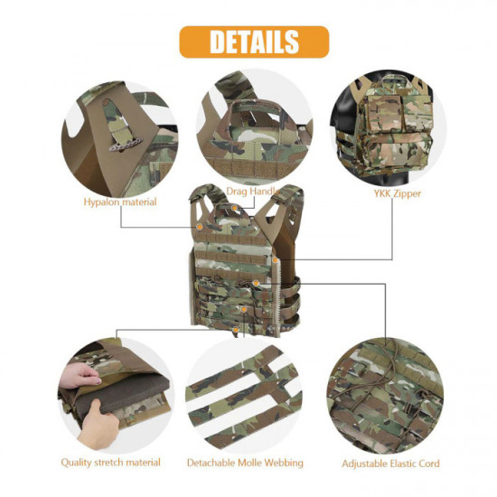 Lightweight Military Armor Tactical Vest