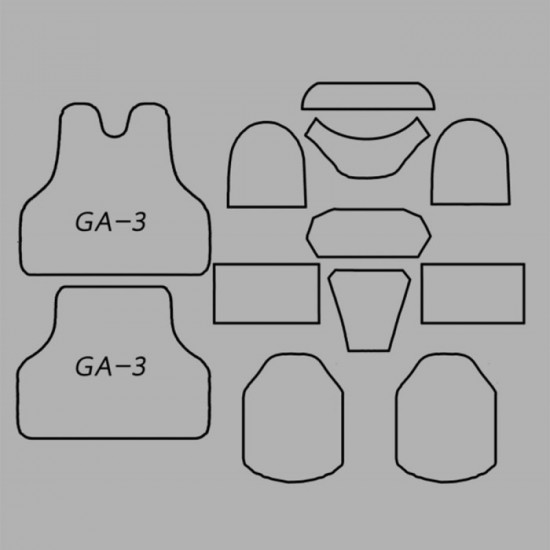 Universal Armor Heavy Tactical Armor Full Set Level ⅢA Protection Upgrade Kit