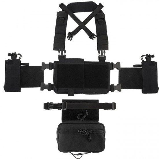 Tactical Multi-functional Expandable Chest Rig with Quick Detach System