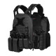 Level IV Plates Rifle Rated Body Armor with Laser Cut Molle Quick Release Plate Carrier Tactical Vest