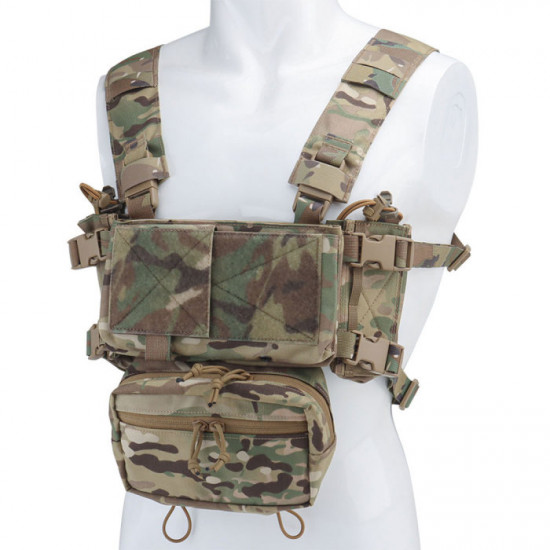 Tactical Multi-functional Expandable Chest Rig with Quick Detach System