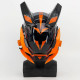 Orange&Black Horns Future Punk Tech Round Light Mask