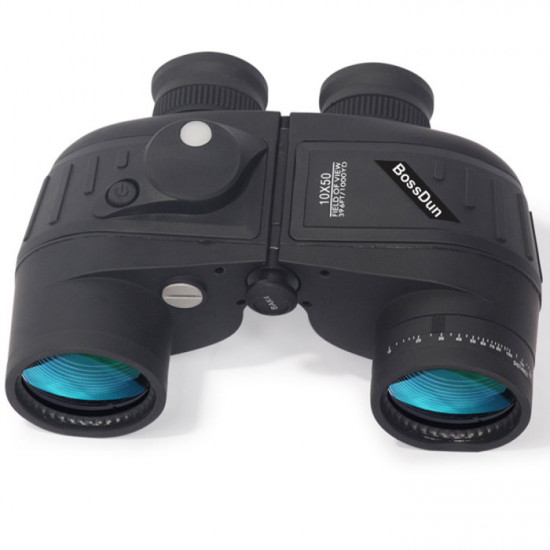 HD Night Vision Military Binoculars with Compass Waterproof Telescope