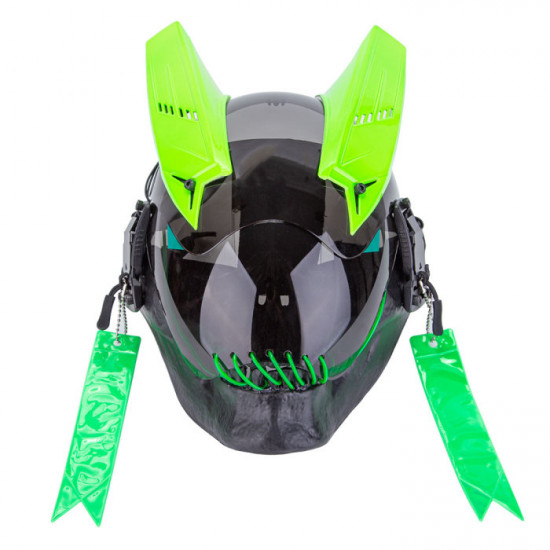 Cyberpunk Mask Future Tech Helmet With Streamers (Halloween Limited Version)