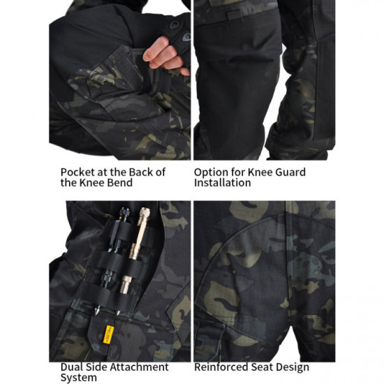 Training Suit Set G3 Frog Tactical Uniform with Hood