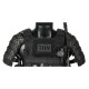 TacticalXmen Tactical Samurai Armor Set (2 x Shoulder armor 1 x Groin armor 2 x Wrist armor 2 × Skirt Armor)