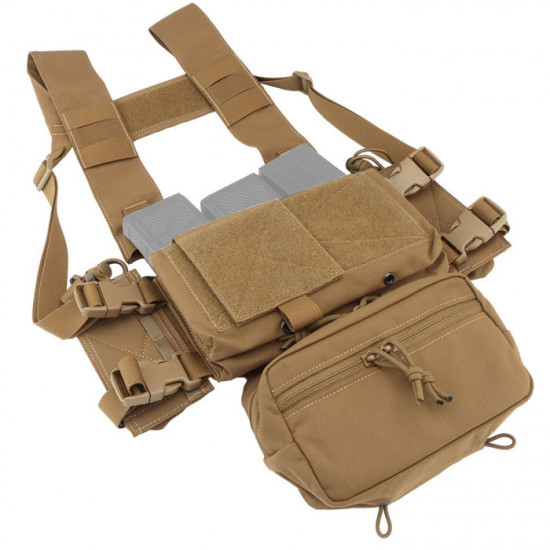 Tactical Multi-functional Expandable Chest Rig with Quick Detach System